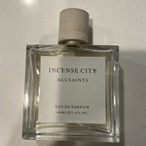 All Saints perfume. Incense city.